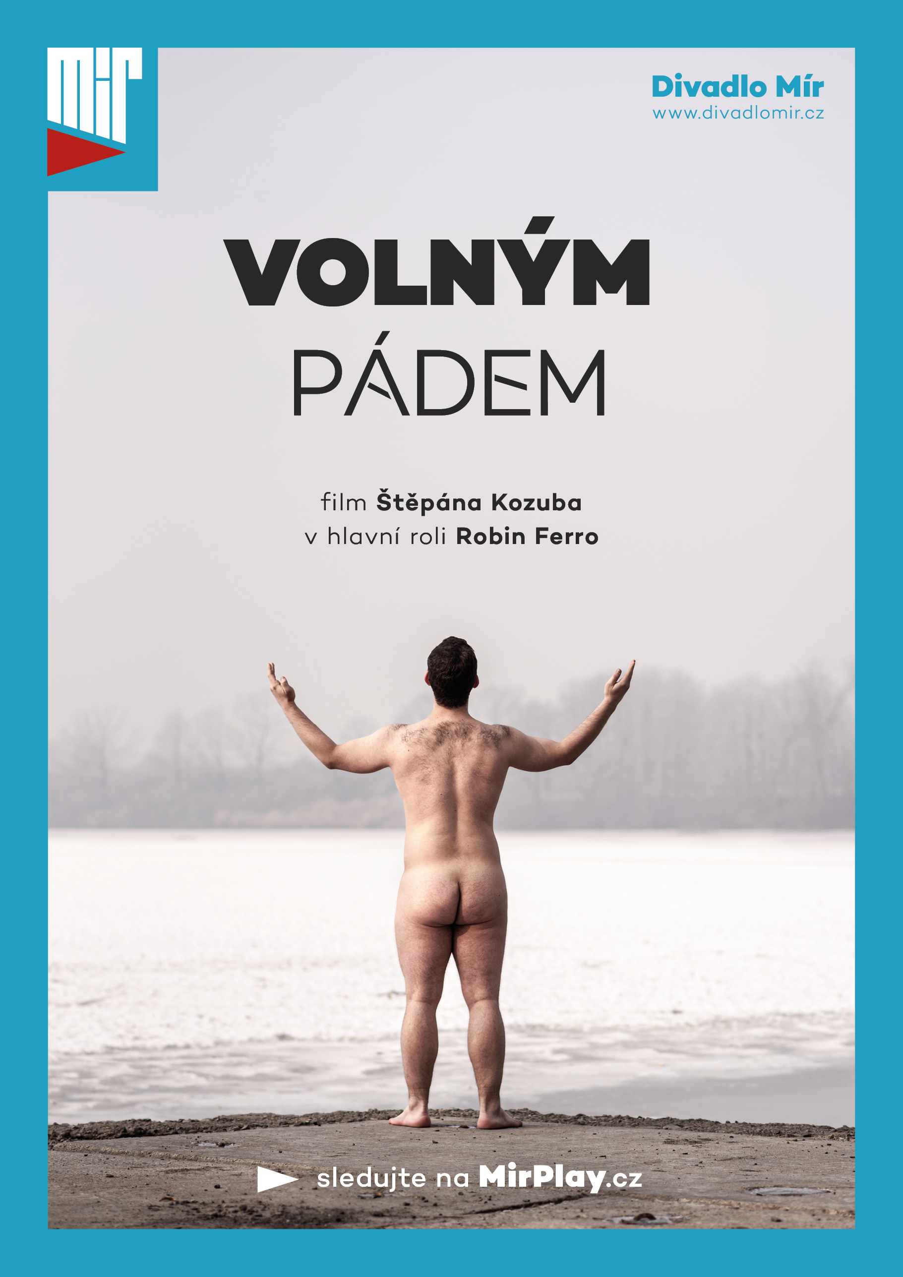 Plakát filmu Volným pádem (autor: Jan Lipovský)