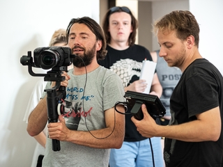 Natáčení filmu Volným pádem (foto: Jan Lipovský)