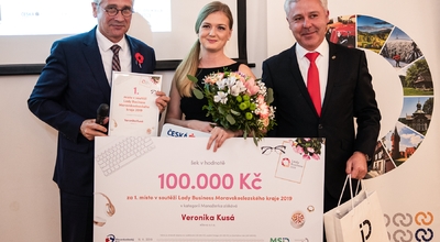 Ředitelka Divadla Mír Veronika Kusá zvítězila v soutěži Lady Business!
